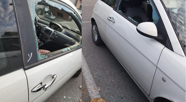 FFrosinone, il finestrino dell'auto di un'infermiera rotto con un sasso: l'intimidazione nel parcheggio dell'ospedale