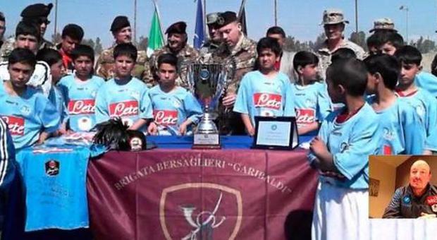Il Napoli adotta una squadra di baby calciatori a Herat. De Laurentiis: il calcio favorisce la pace