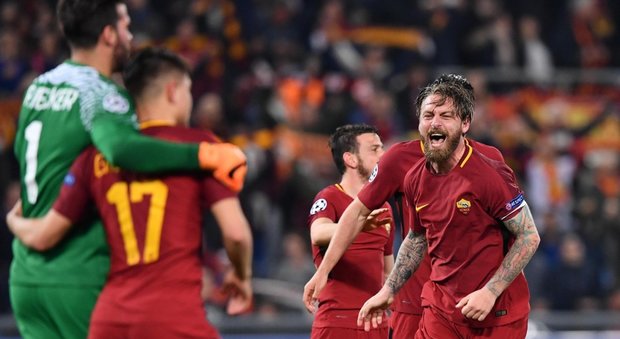 Roma-Barcellona, le pagelle: De Rossi, il gol vale oro. Fazio e Manolas da urlo