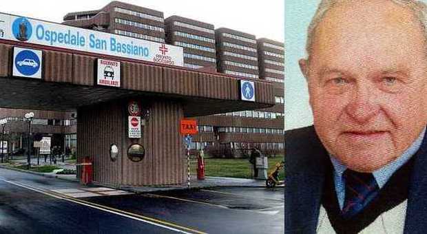 L'ospedale di Bassano e il 67enne Gioachino Lessio, che nel giugno 2014 morì dopo l'intervento