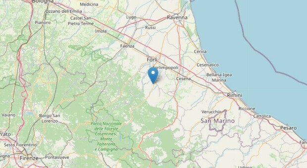 Terremoto a Forlì, scossa avvertita in tutta la provincia