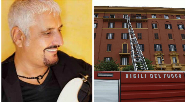 A fuoco l'attico di Pino Daniele: l'appartamento distrutto dalle fiamme. In casa c'era il il figlio di 10 anni