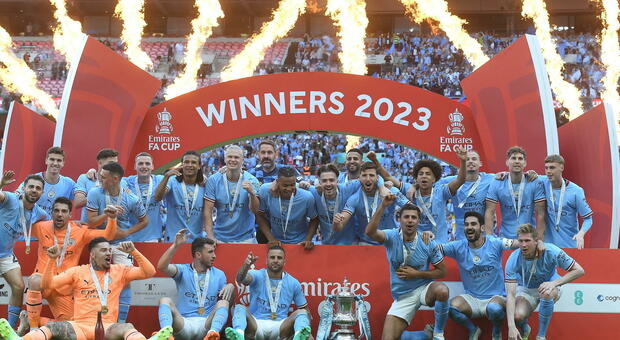 Manchester City, dopo la Premier vinta anche la FA Cup: battuto lo United nel derby. Adesso la finale di Champions con l'Inter