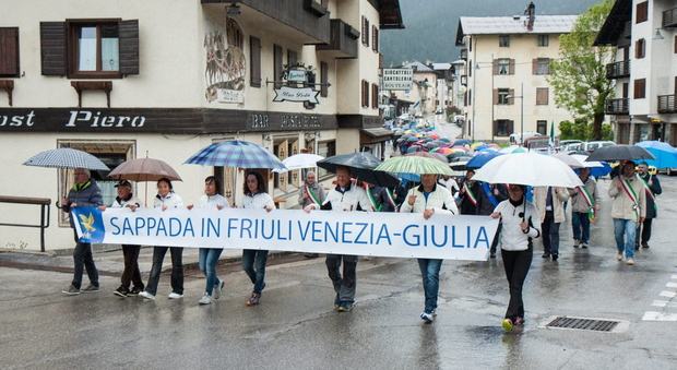 Manifestazione a favore del passaggio di Sappa adal Veneto al Friuli Venezia Giulia