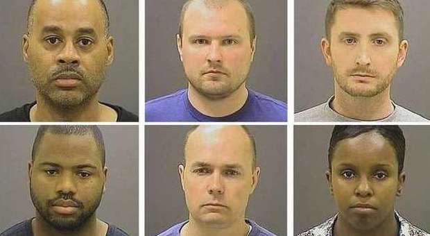 Baltimora, sei agenti incriminati ma sono già liberi su cauzione. Ancora disordini e fermi