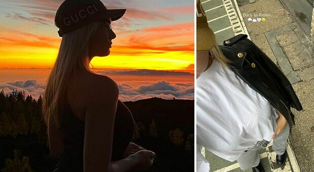 Chanel Totti tornata a Roma dopo Tenerife: «Ma quando va a scuola?»