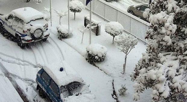 Maltempo e neve nel Salernitano «L'emergenza sta rientrando»