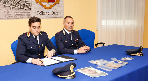 Il capo della Mobile Gianluca Galantuomo (a sinistra) e il vicecommissario Alessandro Coltro