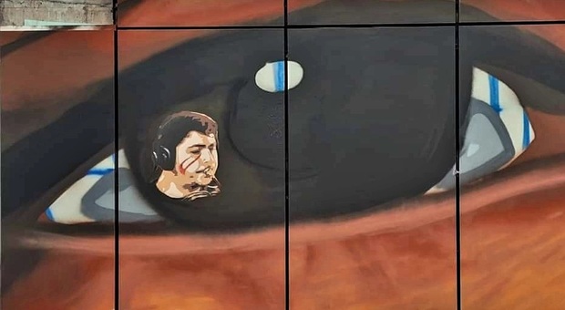 Lo sguardo di Giò Gio’ nell'occhio di Maradona. L'omaggio di Jorit al ragazzo ucciso da un 17enne.