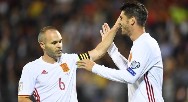Mondiali, la Spagna a valanga: 8-0 al Liechtestein, Albania stop in Macedonia. Kolarov ancora in gol