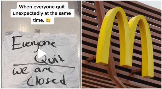 McDonald's, tutti i dipendenti si licenziano durante il turno. I clienti restano nel fast food vuoto: «Ce ne andiamo»
