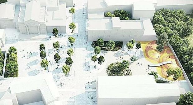 Ecco il nuovo centro storico di Cesa: «Il concorso vinto da quattro architetti»