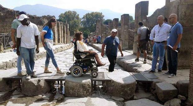 Pompei accessibile: le terme suburbane senza barriere per i disabili