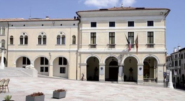 La sede del Comune di Conegliano in piazza Cima nel cuore del centro storico