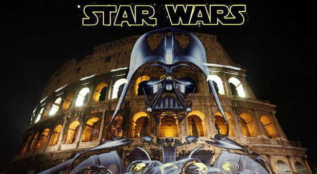 Star Wars Day al Colosseo, l'immagine di Giacomo Gabrielli - Toiati