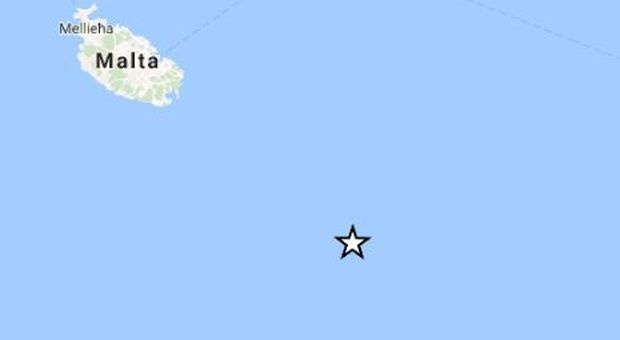 Terremoto, forte scossa di magnitudo 4,1 al largo di Malta