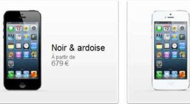 Il sito Apple francese con il nuovo iPhone