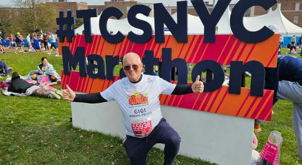 Gigi nonno felice, a 74 anni corre la maratona di New York: «Vi svelo i  miei segreti»