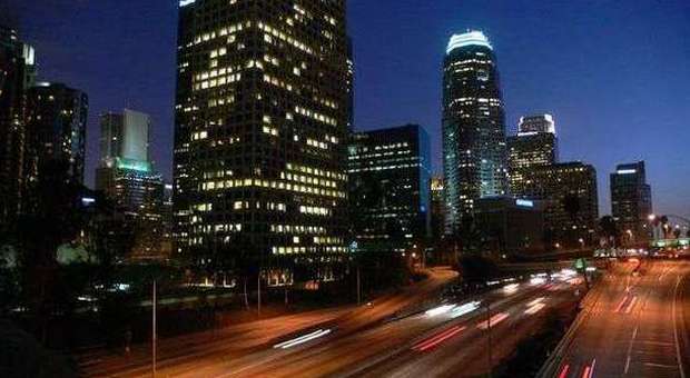 Los Angeles - Intreccio di strade a Downtown - Foto F. Conversano
