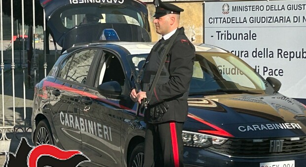 I carabinieri durante i controlli a Nocera