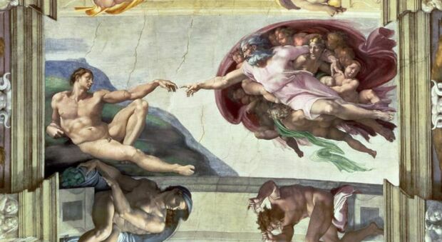 La Creazione di Adamo di Michelangelo