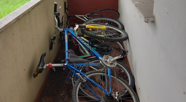 Sacile, bici nascoste in un alloggio comunale: forse sono rubate
