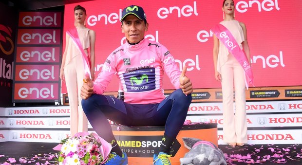 Giro d'Italia, Quintana: «Farò il possibile per mantenere la maglia rosa»