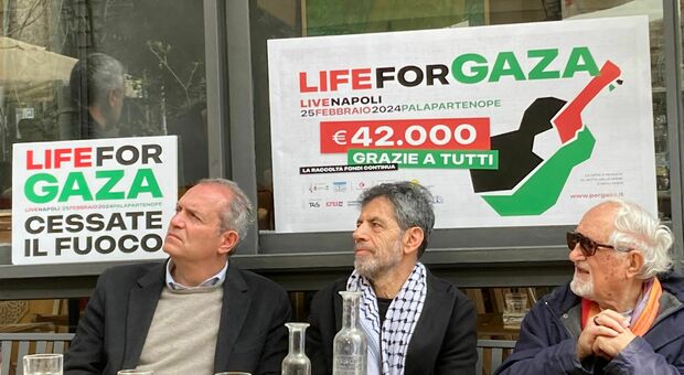 Conferenza stampa «Life for Gaza»