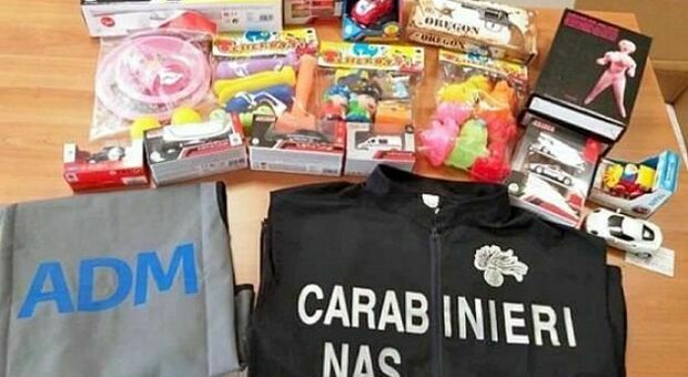 Tarquinia, i Nas sequestrano giocattoli, articoli per la casa, addobbi natalizi e sex toys