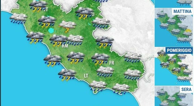 Meteo primo maggio a Roma, pioggia e temporali: ecco dove e fino a quando