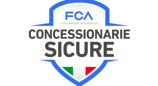 Il logo della campagna per pubblicizzare la riapertura dei Dealer Fca