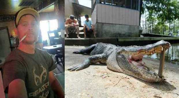 Si tuffa per scherzo nello stagno pieno di coccodrilli: ucciso da un alligatore