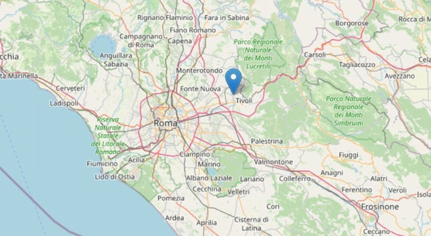 Terremoto a Guidonia, scossa di magnitudo 3.1 avvertita in provincia di Roma