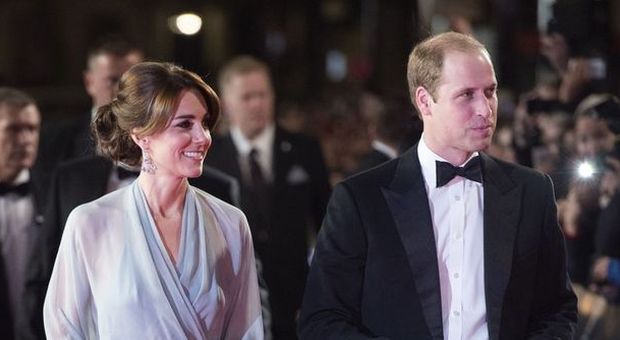 William e Kate alla prima di "Spectre", ma i tabloid accusano: la principessa è troppo magra