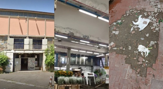 Roma, il degrado è davvero Trionfale: rivolta al mercato dei fiori. Infiltrazioni, pavimenti rotti, guano