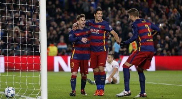 Barcellona-Roma, le pagelle dei blaugrana: ​Messi, Suarez e Neymar inarrestabili