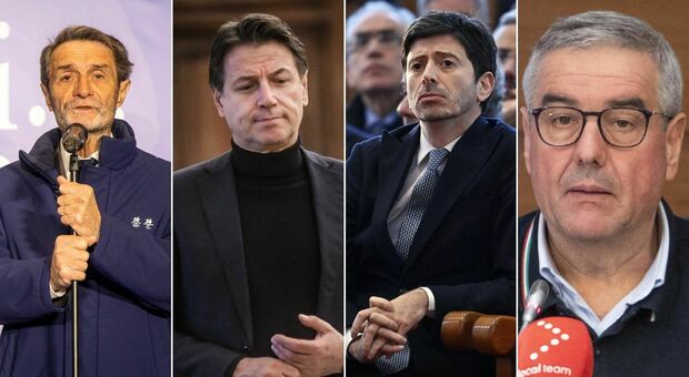 Covid, venti indagati per la gestione della prima ondata: ci sono Conte, Speranza, Fontana, Brusaferro, Locatelli e Borrelli