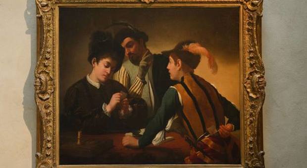 Il dipinto "I bari" di Caravaggio