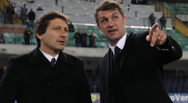 Leonardo e Maldini a Milanello: discorso alla squadra prima dell'allenamento