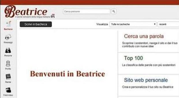 Nasce «Beatrice», arriva il social network della lingua italiana
