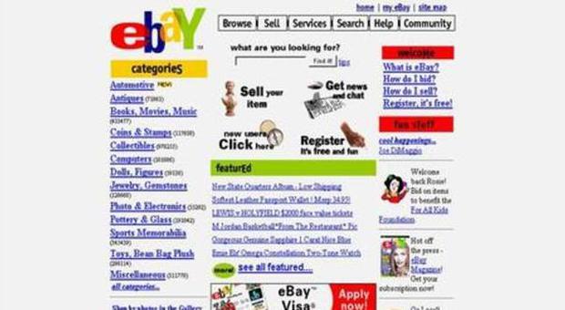 eBay compie 20 anni: la storia dalle aste ​a 'big' dell'e-commerc