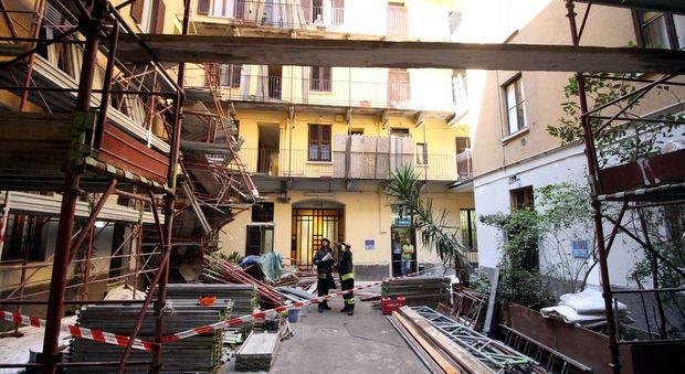 Un incidente mortale in un cantiere edile a Milano (Fotogramma)