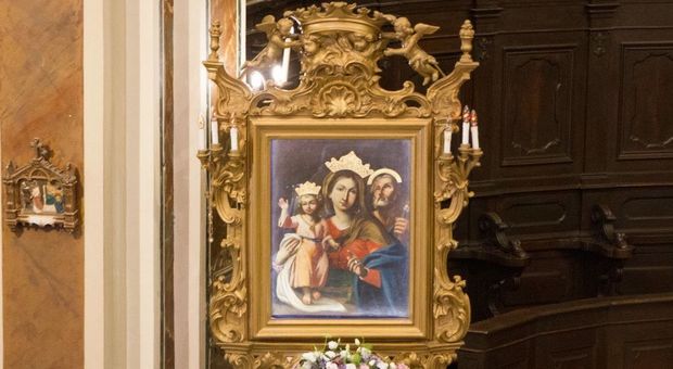 Furto in chiesa a Fontechiari, rubato un quadro del Settecento: Il parroco: «Sono addolorato»