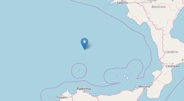 Terremoto, violenta scossa nel mar Tirreno al largo di Ustica