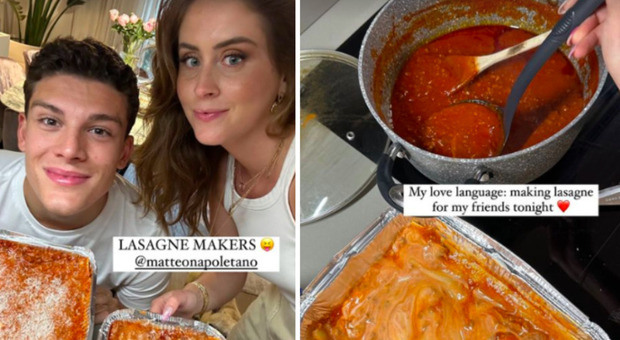 Valentina Ferragni e il suo linguaggio dell'amore: «Le lasagne». Il messaggio segreto nella foto con Matteo Napoletano