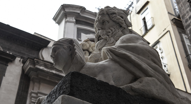 Napoli: Statua del Nilo, concluso il restyling finanziato dalla Cappella Sansevero