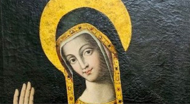 Frosinone, ritrovata la tela della Madonna rubata nel 2001: ereditata e messa in vendita sul web