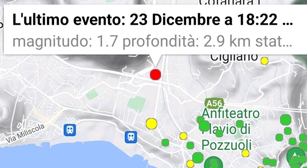 Campi Flegrei, terremoto a Pozzuoli avvertito dalla popolazione