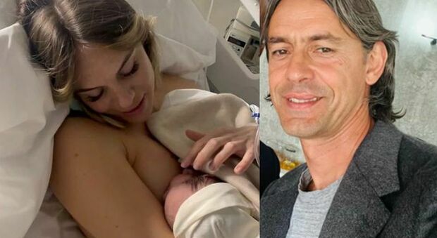 Filippo Inzaghi papà per la seconda volta: è nata Emilia: «Nostra immensa gioia»