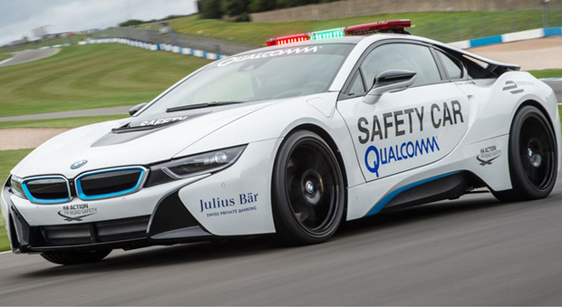 La BMW i8 attuale safety car della Formula E